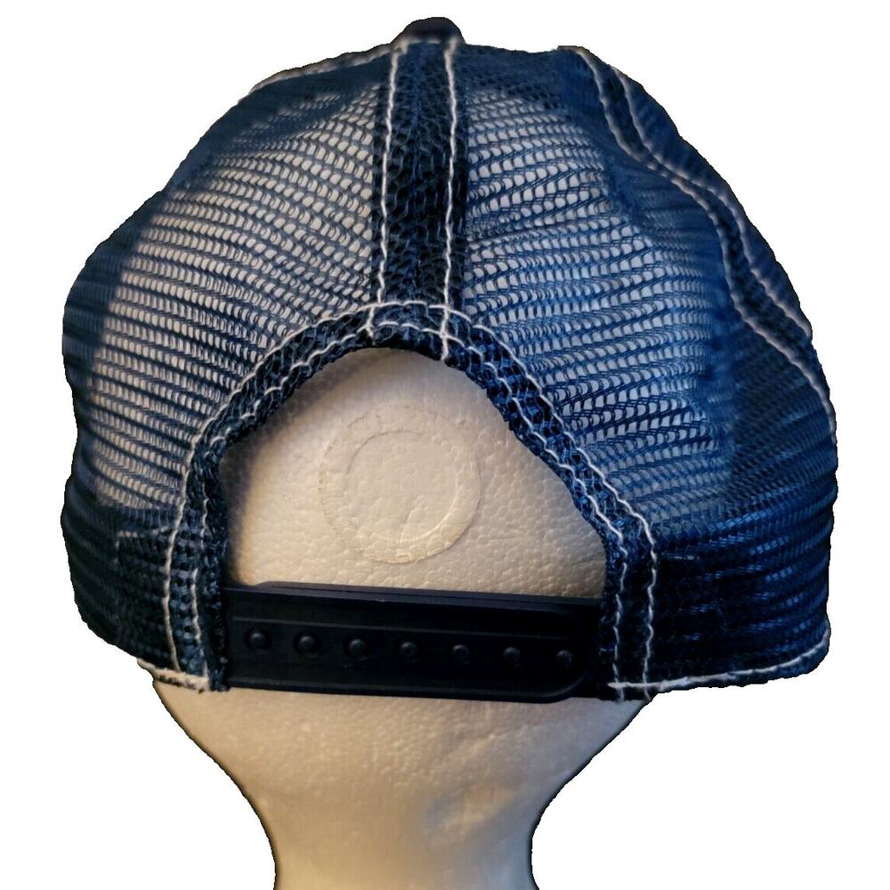 Tractor Supply Co Blue White Trucker Hat Mesh Snapback OSFM - Picture 4 of 8